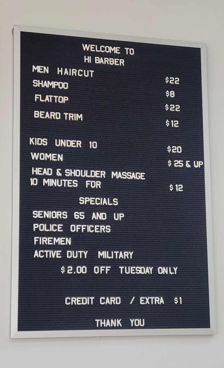 H I Barber Shop in Burke, VA
